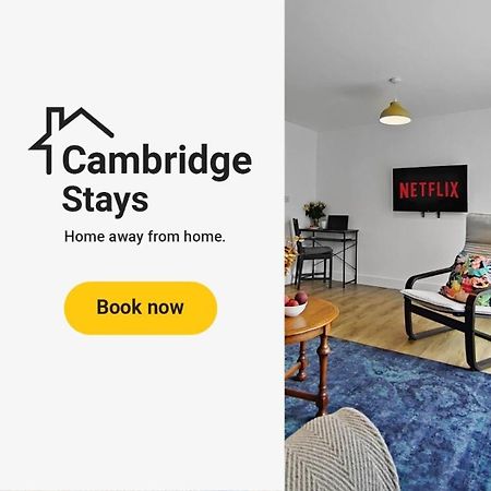 Cambridge Stays Riverside 2Br Flat-Walk To Centre-Parking-Balcony Eksteriør billede