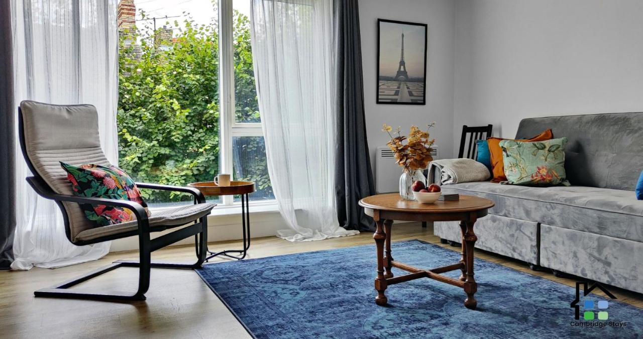 Cambridge Stays Riverside 2Br Flat-Walk To Centre-Parking-Balcony Eksteriør billede