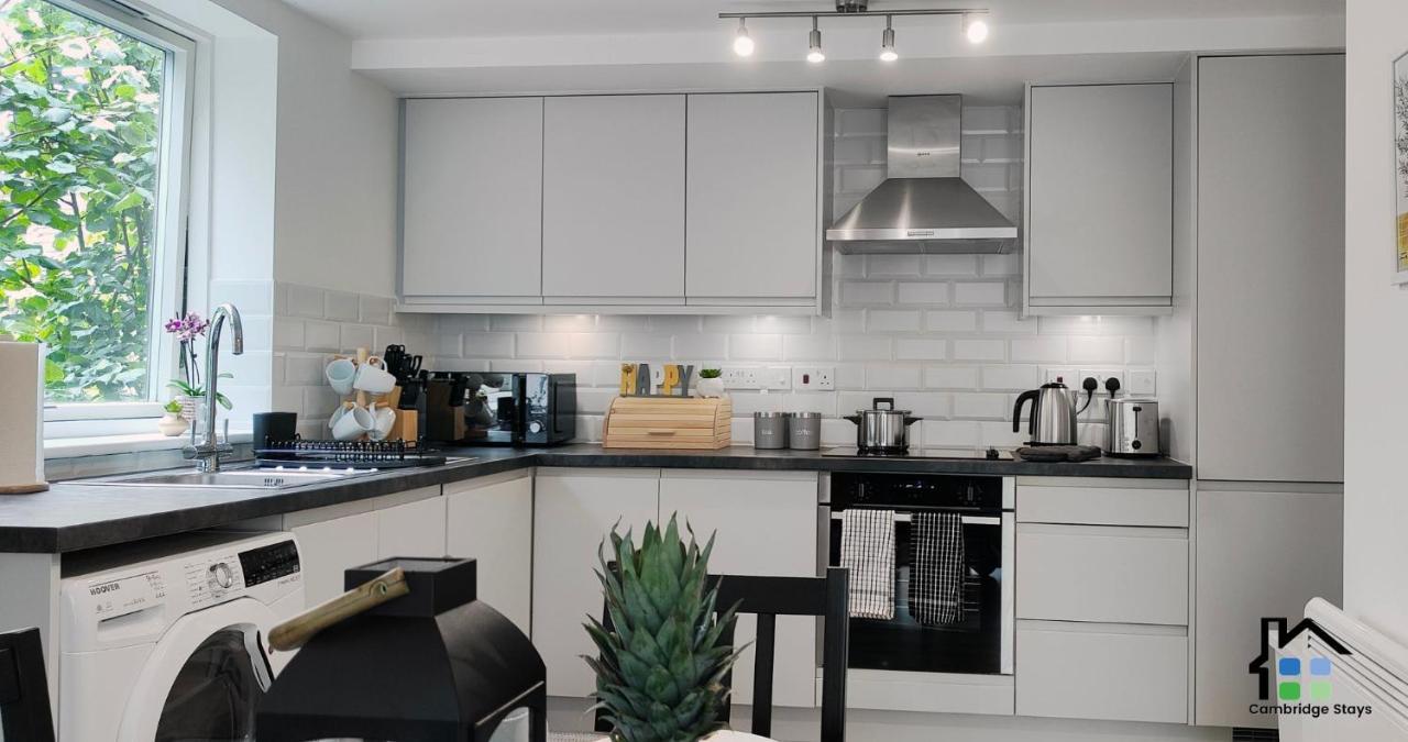 Cambridge Stays Riverside 2Br Flat-Walk To Centre-Parking-Balcony Eksteriør billede